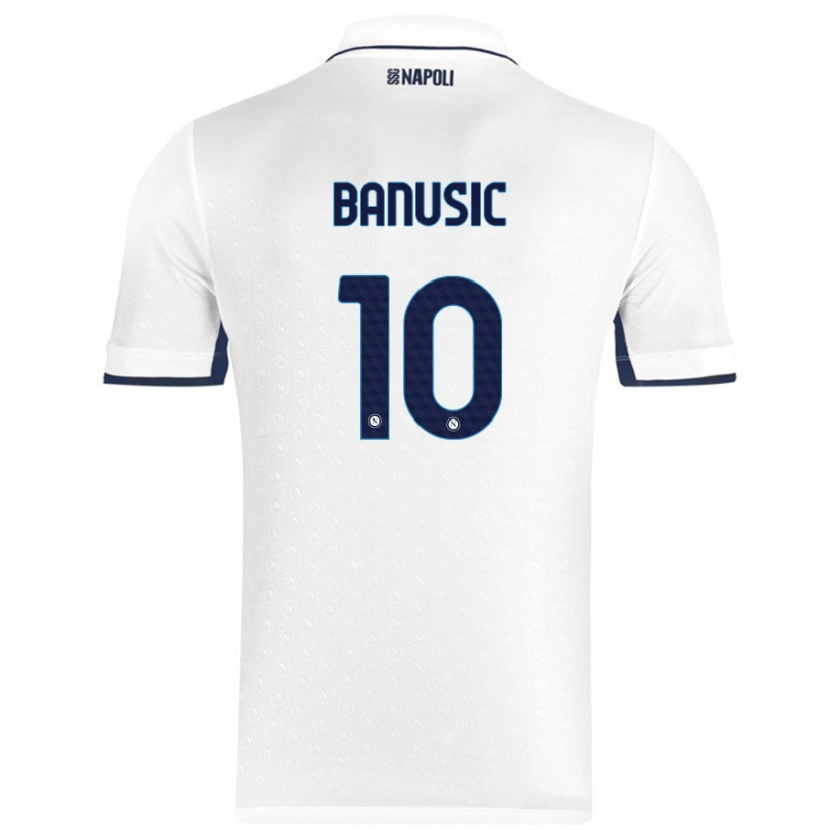 Danxen Damen Marija Banušić #10 Weiß Königsblau Auswärtstrikot Trikot 2024/25 T-Shirt Schweiz