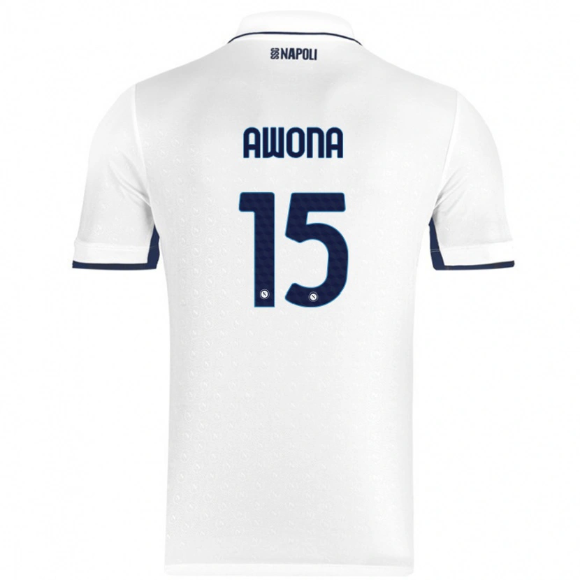 Danxen Damen Aurelle Awona #15 Weiß Königsblau Auswärtstrikot Trikot 2024/25 T-Shirt Schweiz