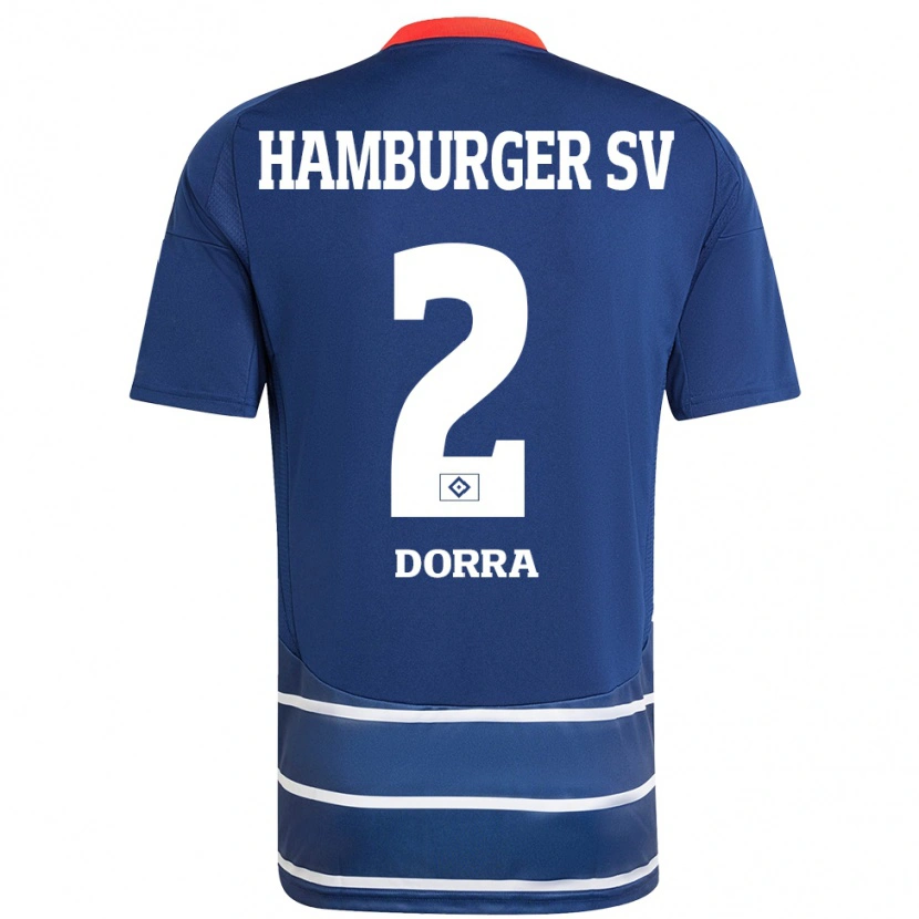 Danxen Damen Raphael Dorra #2 Dunkelblau Auswärtstrikot Trikot 2024/25 T-Shirt Schweiz