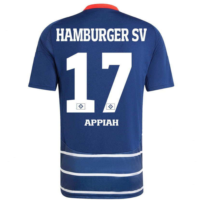 Danxen Damen Emmanuel Appiah #17 Dunkelblau Auswärtstrikot Trikot 2024/25 T-Shirt Schweiz