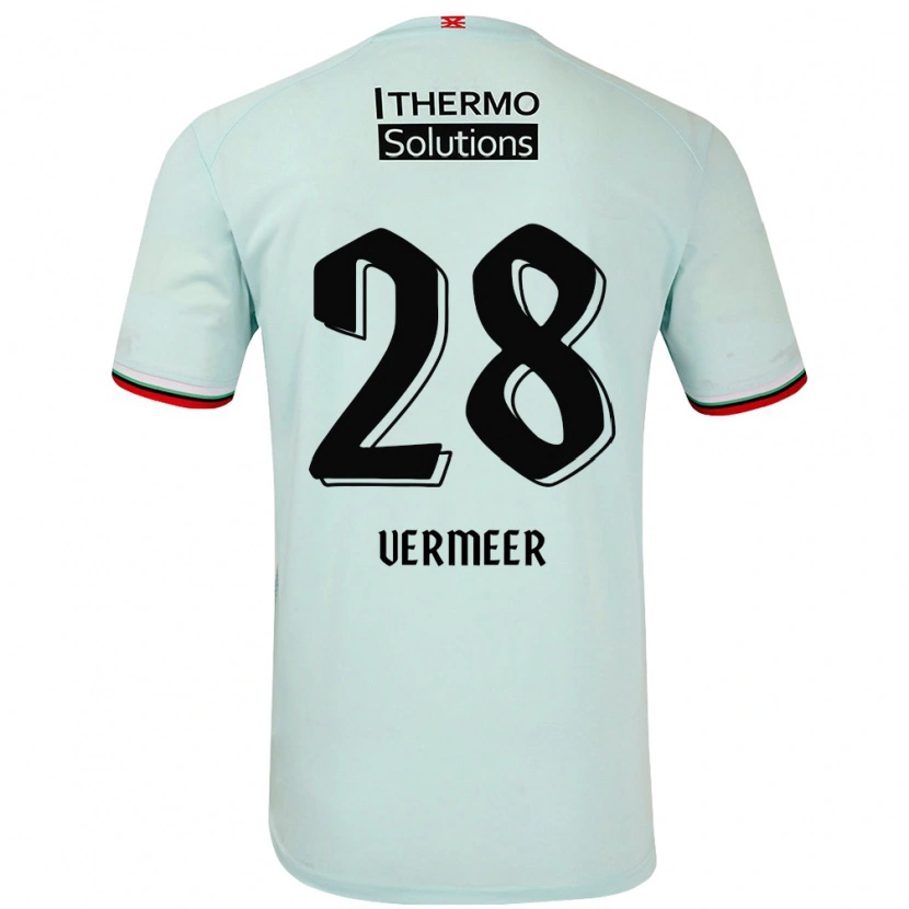 Danxen Damen Sofie Vermeer #28 Hellgrün Auswärtstrikot Trikot 2024/25 T-Shirt Schweiz