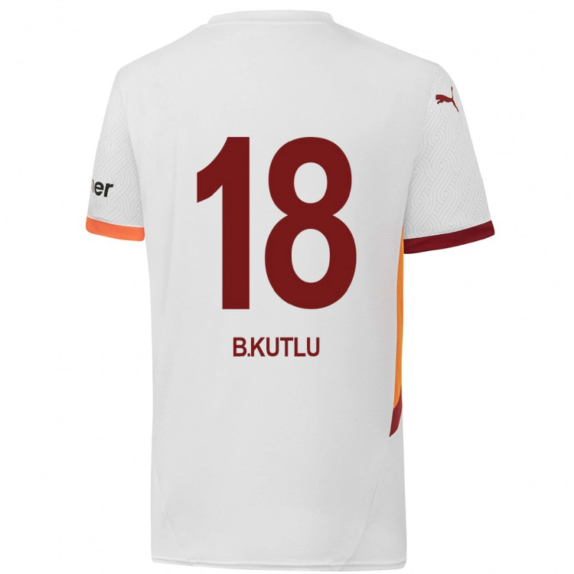 Danxen Damen Berkan Kutlu #18 Weiß Gelb Rot Auswärtstrikot Trikot 2024/25 T-Shirt Schweiz