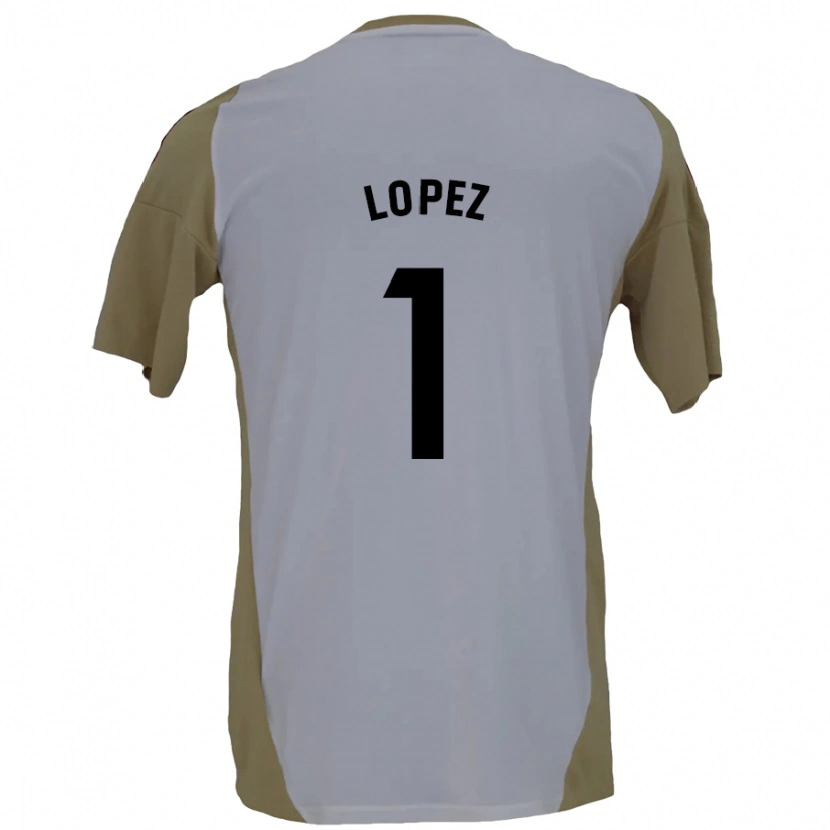 Danxen Damen Luis López #1 Braunweiß Auswärtstrikot Trikot 2024/25 T-Shirt Schweiz