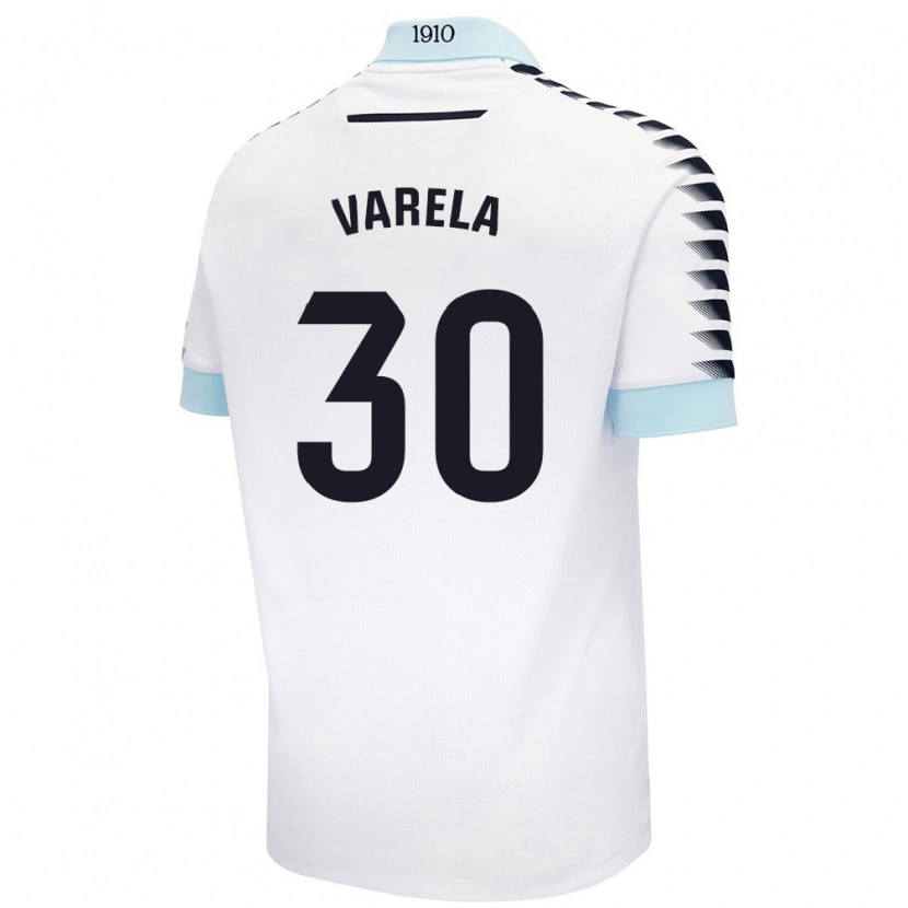 Danxen Damen Brandon Varela #30 Weiß Blau Auswärtstrikot Trikot 2024/25 T-Shirt Schweiz