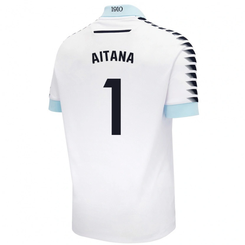 Danxen Damen Aitana #1 Weiß Blau Auswärtstrikot Trikot 2024/25 T-Shirt Schweiz