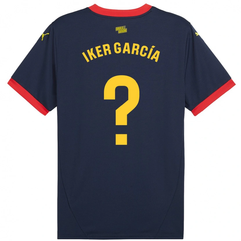 Danxen Damen Iker García #0 Marinerot Auswärtstrikot Trikot 2024/25 T-Shirt Schweiz