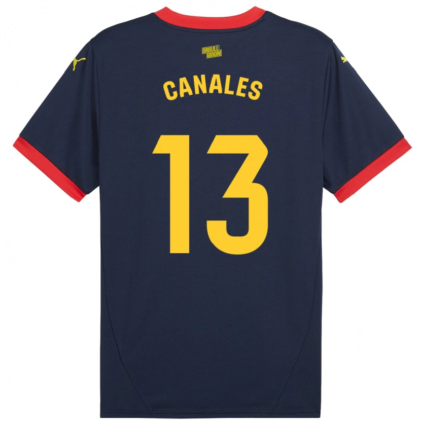 Danxen Damen Juanvi Canales #13 Marinerot Auswärtstrikot Trikot 2024/25 T-Shirt Schweiz