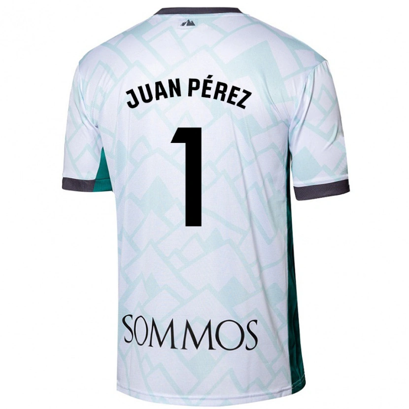 Danxen Damen Juan Pérez #1 Weiß Grün Auswärtstrikot Trikot 2024/25 T-Shirt Schweiz