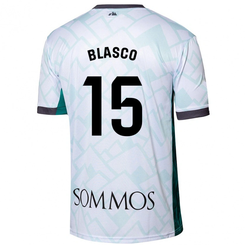 Danxen Damen Jérémy Blasco #15 Weiß Grün Auswärtstrikot Trikot 2024/25 T-Shirt Schweiz