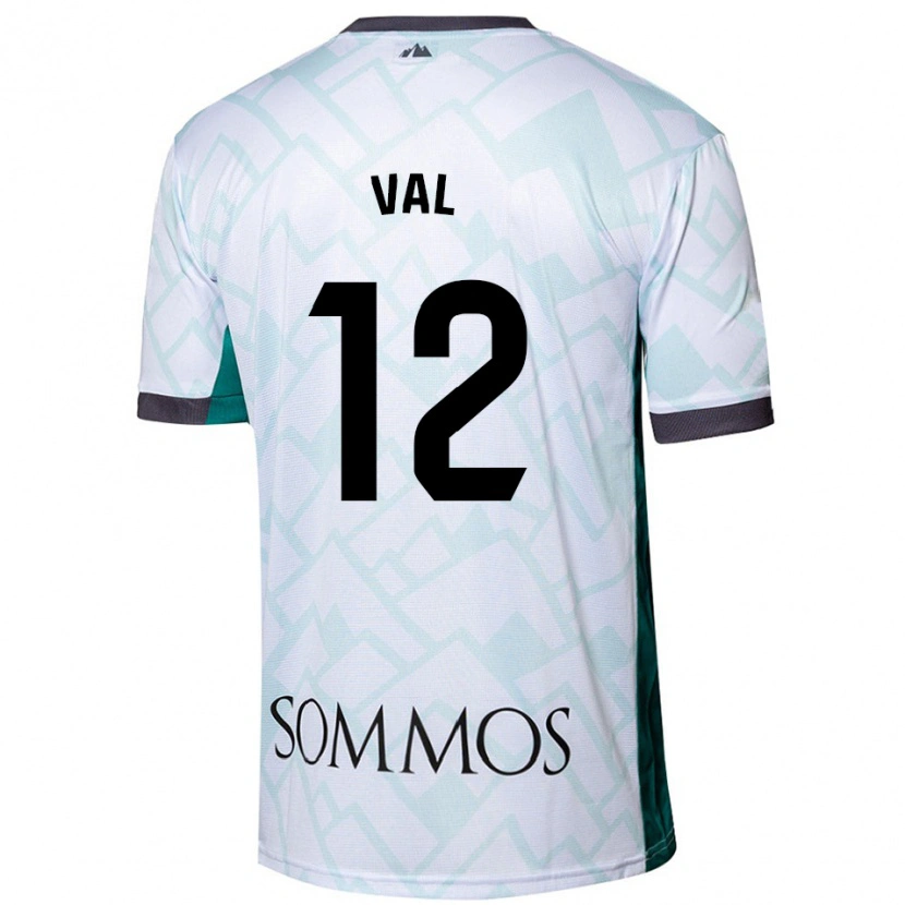 Danxen Damen Ángel Val #12 Weiß Grün Auswärtstrikot Trikot 2024/25 T-Shirt Schweiz