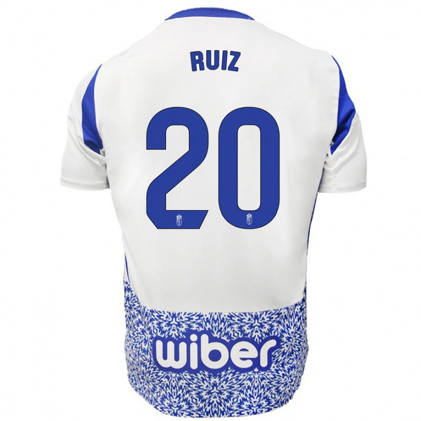 Danxen Damen Sergio Ruiz #20 Weiß Blau Auswärtstrikot Trikot 2024/25 T-Shirt Schweiz