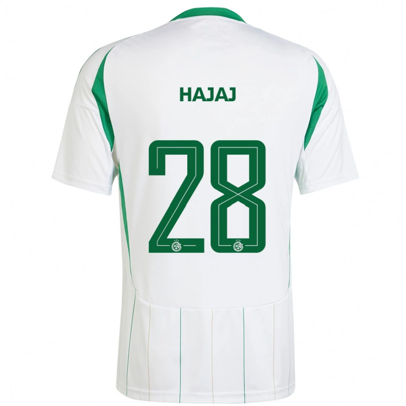Danxen Damen Ilay Hajaj #28 Weiß Grün Auswärtstrikot Trikot 2024/25 T-Shirt Schweiz