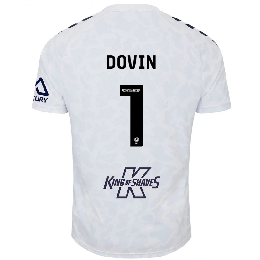 Danxen Damen Oliver Dovin #1 Weiß Auswärtstrikot Trikot 2024/25 T-Shirt Schweiz