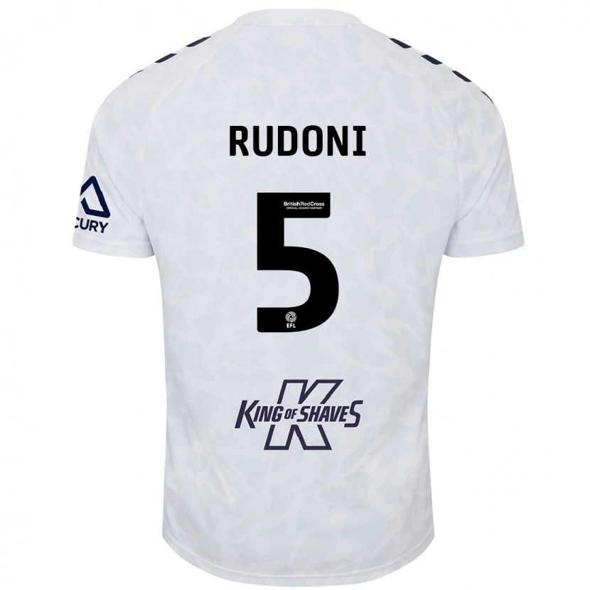 Danxen Damen Jack Rudoni #5 Weiß Auswärtstrikot Trikot 2024/25 T-Shirt Schweiz
