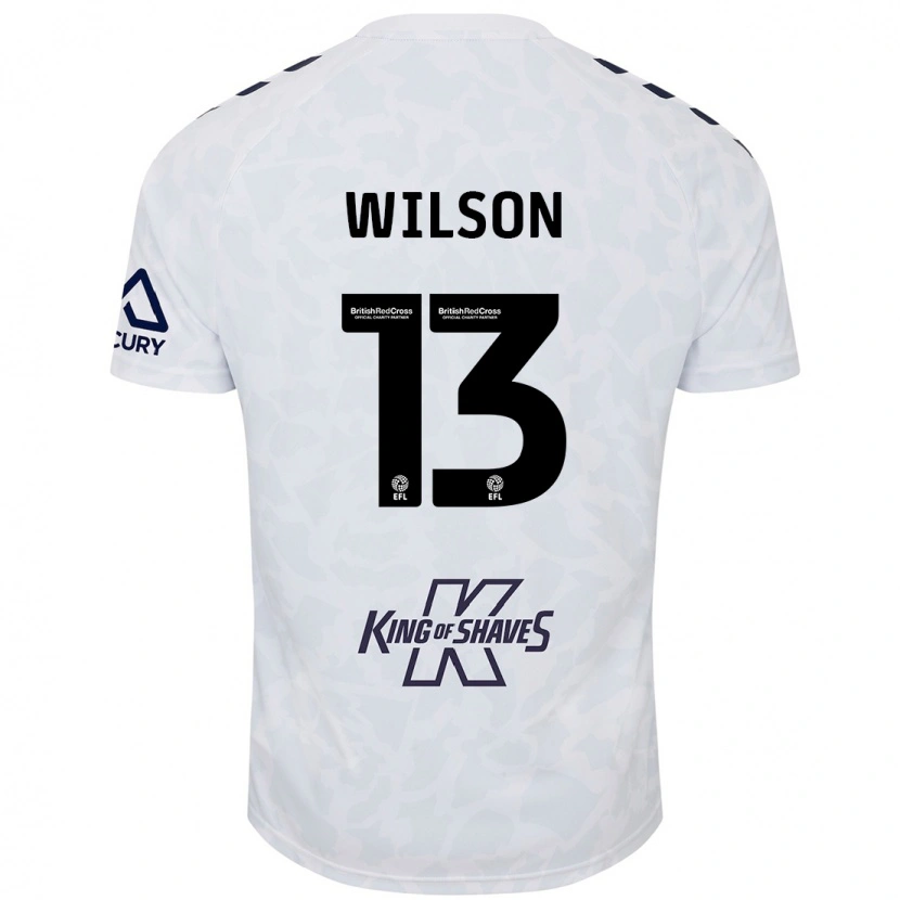 Danxen Damen Ben Wilson #13 Weiß Auswärtstrikot Trikot 2024/25 T-Shirt Schweiz