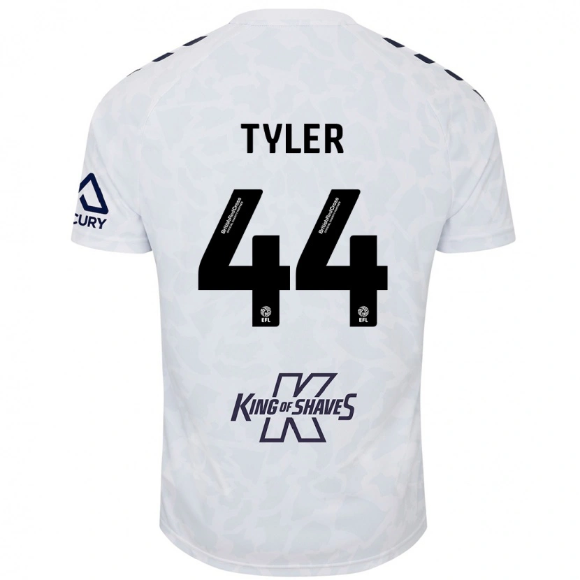 Danxen Damen Cian Tyler #44 Weiß Auswärtstrikot Trikot 2024/25 T-Shirt Schweiz