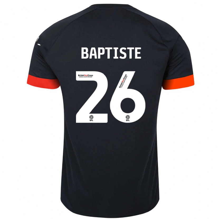 Danxen Damen Shandon Baptiste #26 Schwarz Orange Auswärtstrikot Trikot 2024/25 T-Shirt Schweiz