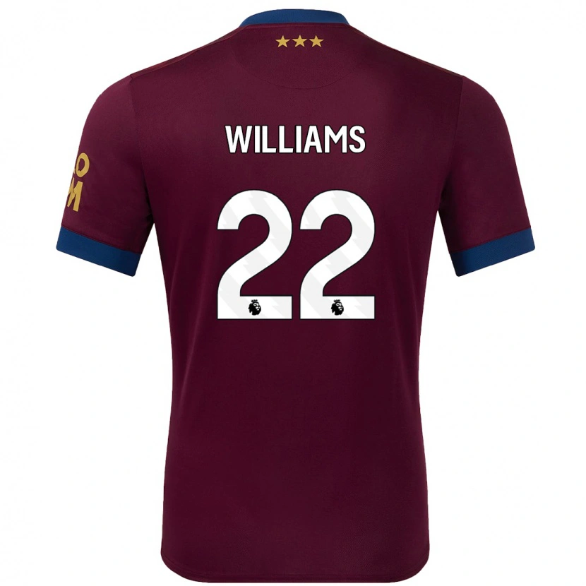 Danxen Damen Evie Williams #22 Braun Auswärtstrikot Trikot 2024/25 T-Shirt Schweiz