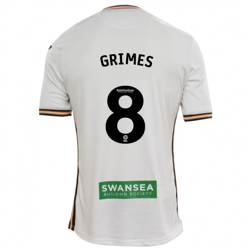 Danxen Kinder Matt Grimes #8 Rot Weiß Heimtrikot Trikot 2024/25 T-Shirt Schweiz