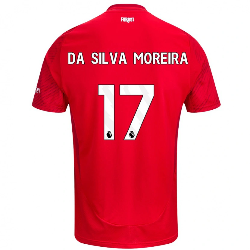 Danxen Kinder Eric Da Silva Moreira #17 Rot Weiß Heimtrikot Trikot 2024/25 T-Shirt Schweiz