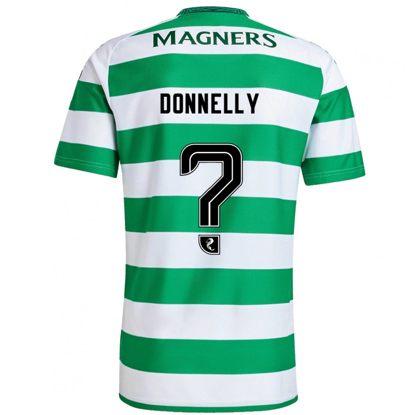 Danxen Kinder Jacob Donnelly #0 Grün Weiß Heimtrikot Trikot 2024/25 T-Shirt Schweiz