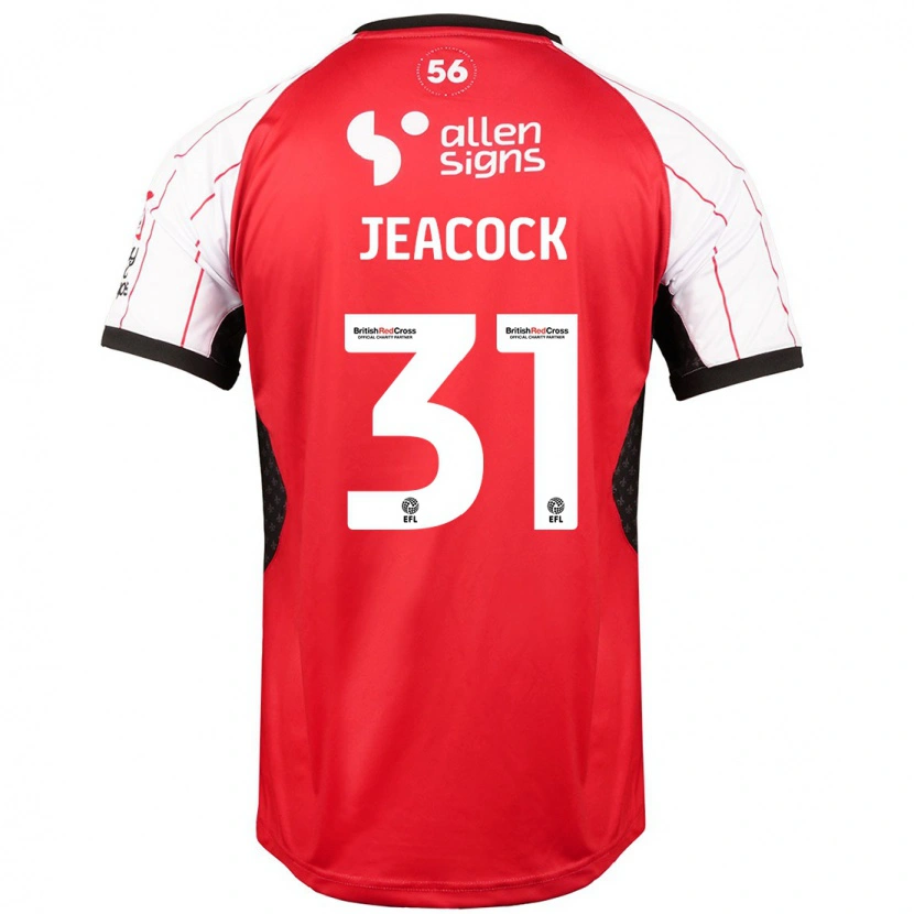 Danxen Kinder Zach Jeacock #31 Weiß Heimtrikot Trikot 2024/25 T-Shirt Schweiz