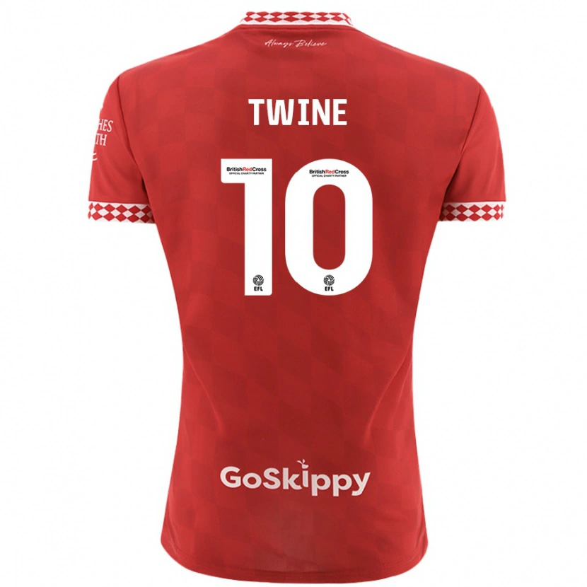 Danxen Kinder Scott Twine #10 Rot Heimtrikot Trikot 2024/25 T-Shirt Schweiz