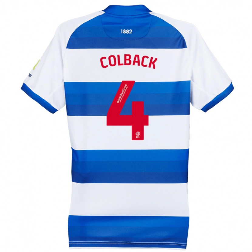 Danxen Kinder Jack Colback #4 Weiß Blau Heimtrikot Trikot 2024/25 T-Shirt Schweiz