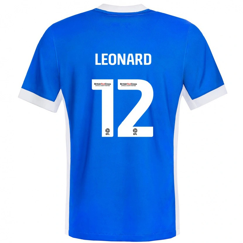 Danxen Kinder Marc Leonard #12 Blau Weiß Heimtrikot Trikot 2024/25 T-Shirt Schweiz