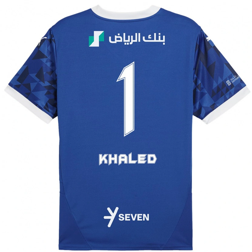 Danxen Kinder Nawal Khaled #1 Dunkelblau Weiß Heimtrikot Trikot 2024/25 T-Shirt Schweiz