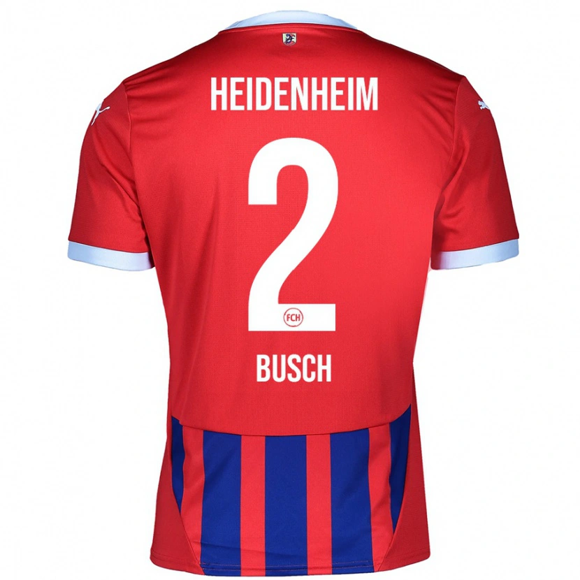 Danxen Kinder Marnon Busch #2 Rot Blau Heimtrikot Trikot 2024/25 T-Shirt Schweiz