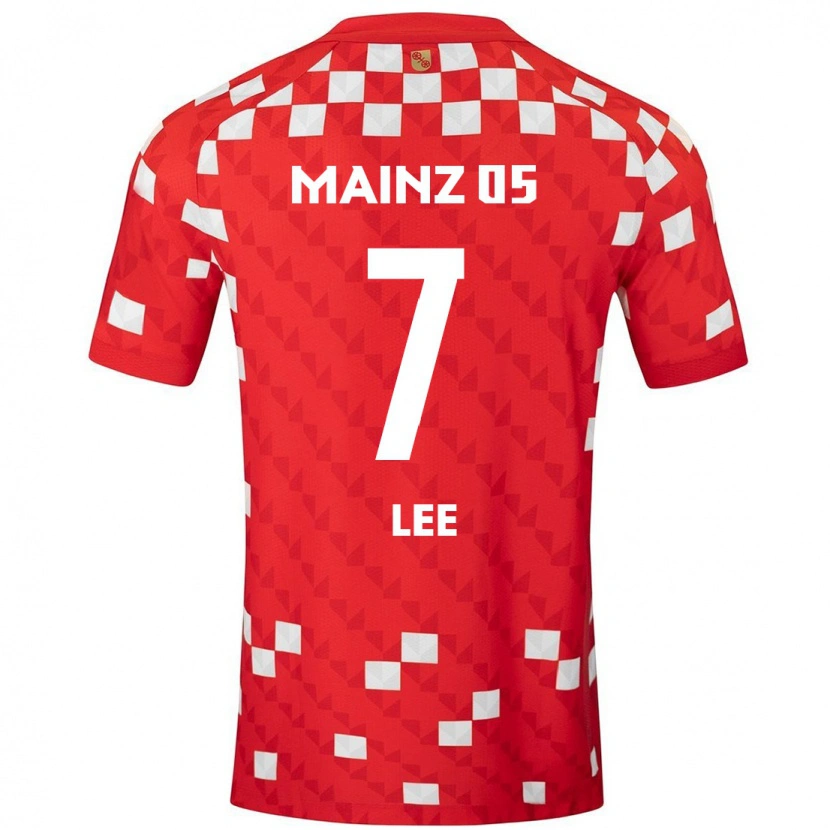 Danxen Kinder Jae-Sung Lee #7 Weiß Rot Heimtrikot Trikot 2024/25 T-Shirt Schweiz
