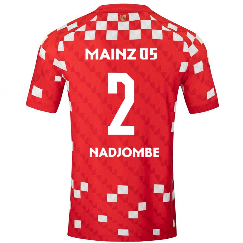 Danxen Kinder Jean-Marie Nadjombe #2 Weiß Rot Heimtrikot Trikot 2024/25 T-Shirt Schweiz