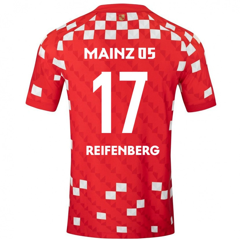 Danxen Kinder Michelle Reifenberg #17 Weiß Rot Heimtrikot Trikot 2024/25 T-Shirt Schweiz
