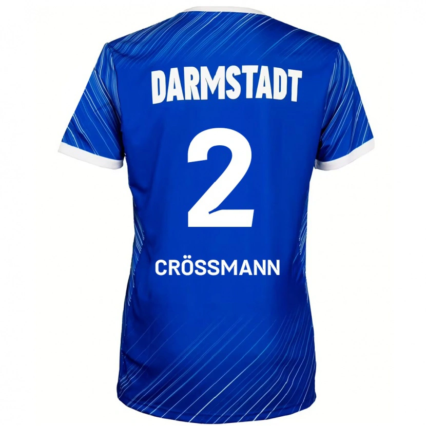 Danxen Kinder Elias Crößmann #2 Blau Weiß Heimtrikot Trikot 2024/25 T-Shirt Schweiz