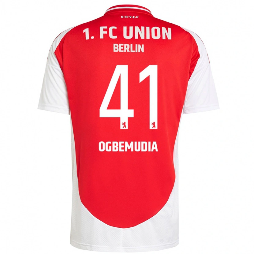 Danxen Kinder Oluwaseun Ogbemudia #41 Rot Weiß Heimtrikot Trikot 2024/25 T-Shirt Schweiz