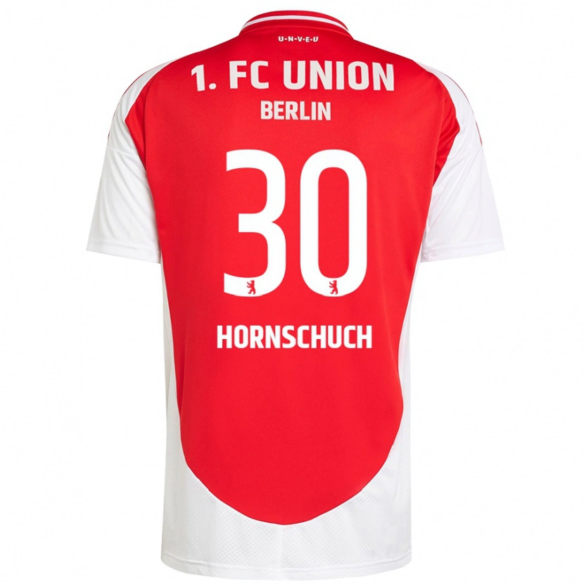 Danxen Kinder Sarah Hornschuch #30 Rot Weiß Heimtrikot Trikot 2024/25 T-Shirt Schweiz