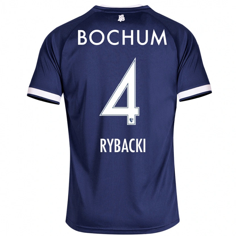 Danxen Kinder Pia Rybacki #4 Dunkelblau Heimtrikot Trikot 2024/25 T-Shirt Schweiz