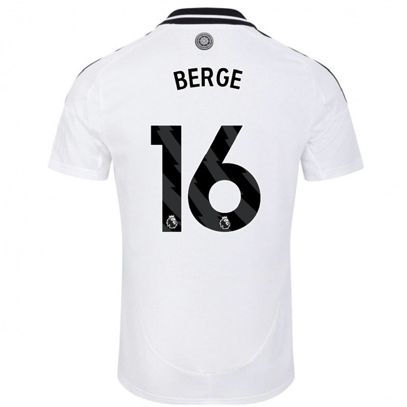 Danxen Kinder Sander Berge #16 Weiß Heimtrikot Trikot 2024/25 T-Shirt Schweiz