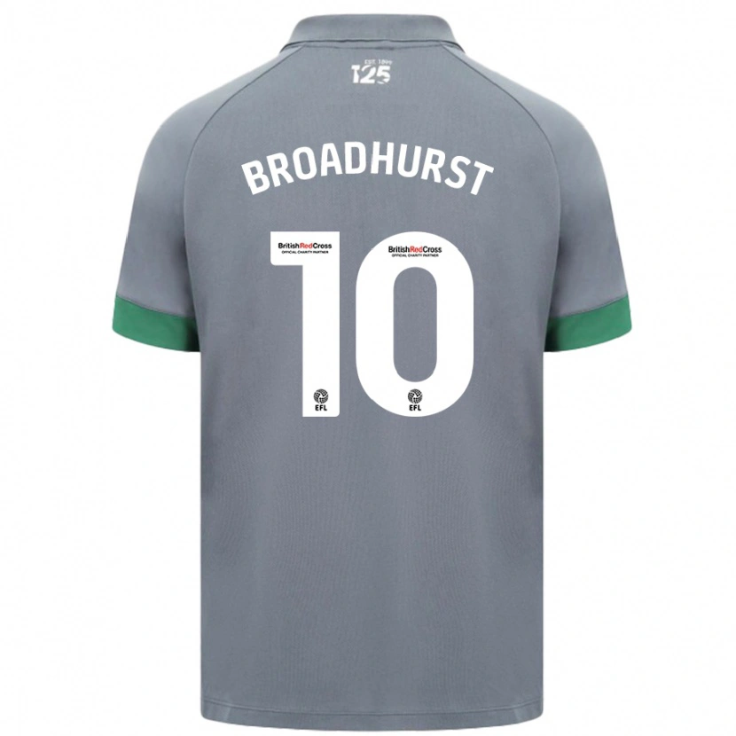 Danxen Kinder Danielle Broadhurst #10 Dunkelgrau Auswärtstrikot Trikot 2024/25 T-Shirt Schweiz
