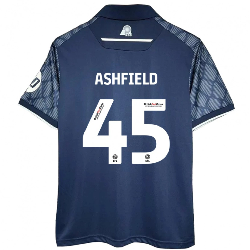 Danxen Kinder Harry Ashfield #45 Schwarz Auswärtstrikot Trikot 2024/25 T-Shirt Schweiz