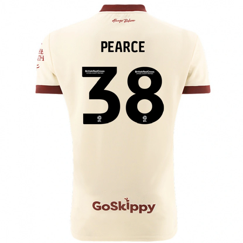 Danxen Kinder Manon Pearce #38 Cremeweiß Auswärtstrikot Trikot 2024/25 T-Shirt Schweiz