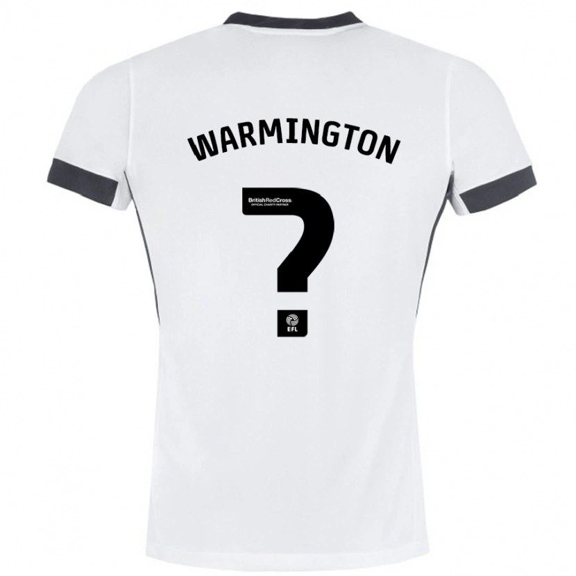 Danxen Kinder Tyrese Warmington #0 Weiß Schwarz Auswärtstrikot Trikot 2024/25 T-Shirt Schweiz