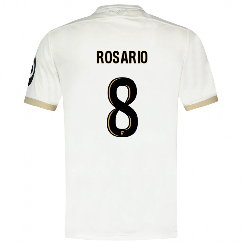 Danxen Kinder Pablo Rosario #8 Weißgold Auswärtstrikot Trikot 2024/25 T-Shirt Schweiz