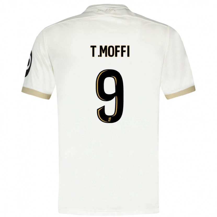 Danxen Kinder Terem Moffi #9 Weißgold Auswärtstrikot Trikot 2024/25 T-Shirt Schweiz