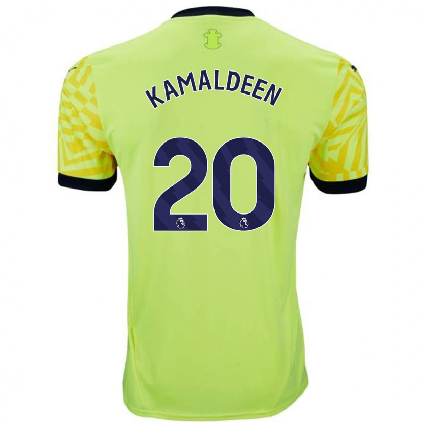 Danxen Kinder Kamaldeen Sulemana #20 Gelb Auswärtstrikot Trikot 2024/25 T-Shirt Schweiz