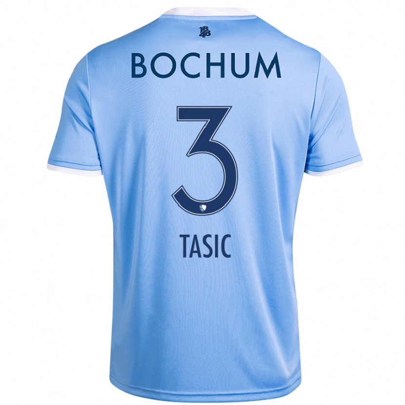 Danxen Kinder Stevan Tasic #3 Himmelblau Auswärtstrikot Trikot 2024/25 T-Shirt Schweiz