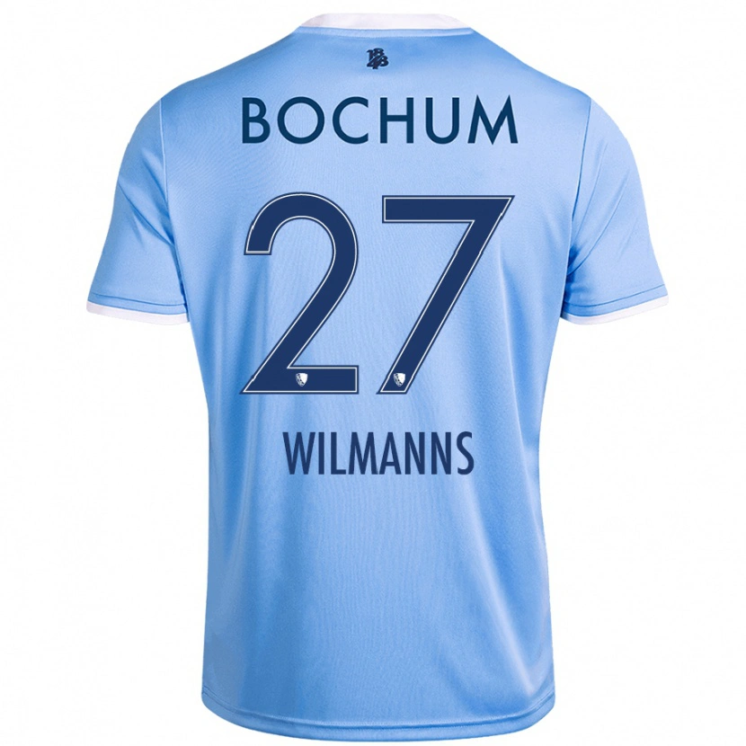 Danxen Kinder Anjo Wilmanns #27 Himmelblau Auswärtstrikot Trikot 2024/25 T-Shirt Schweiz