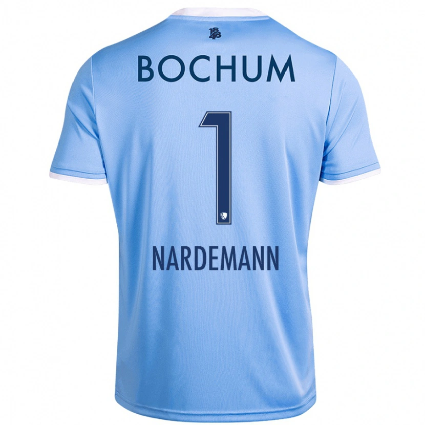 Danxen Kinder Kari Närdemann #1 Himmelblau Auswärtstrikot Trikot 2024/25 T-Shirt Schweiz