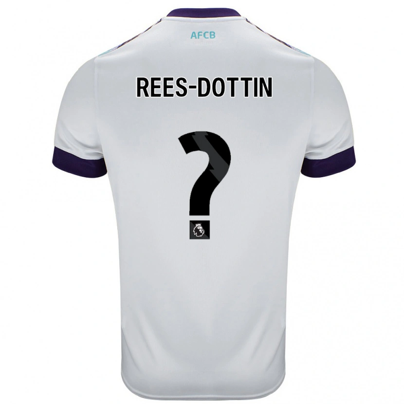 Danxen Kinder Remy Rees-Dottin #0 Weiß Grün Lila Auswärtstrikot Trikot 2024/25 T-Shirt Schweiz